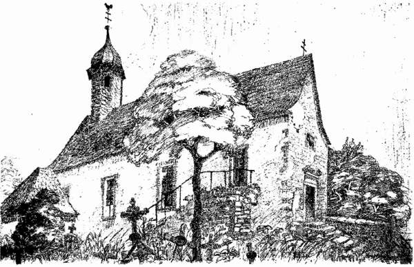 Zeichnung Glasmacherkirche
