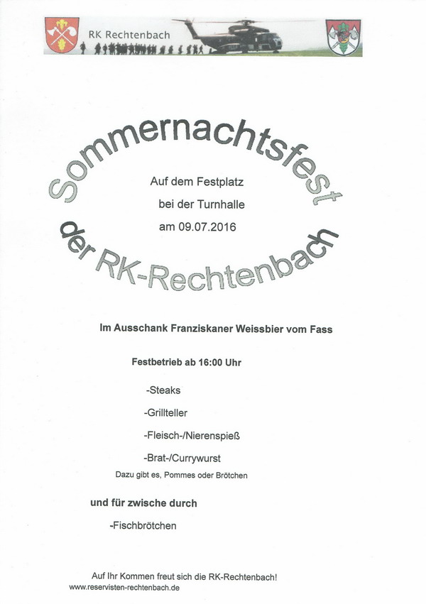 Einladung Sommerfest