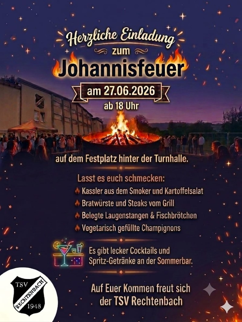 Johannisfeuer TSV Rechtenbach 2026