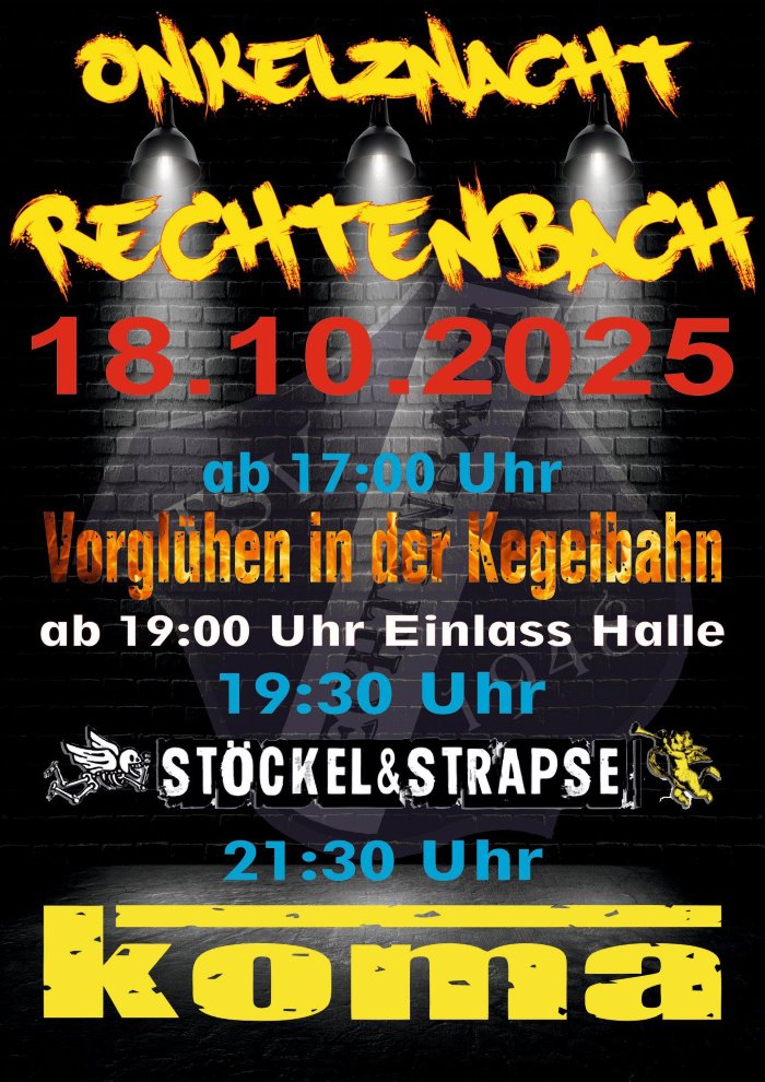 Onkelznacht mit Koma - 18.10.2025