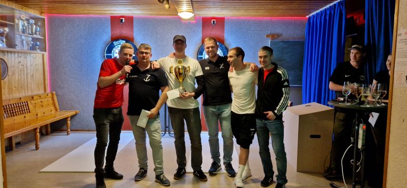 Siegerehrung TSV Rechtenbach Dartsmeisterschaft