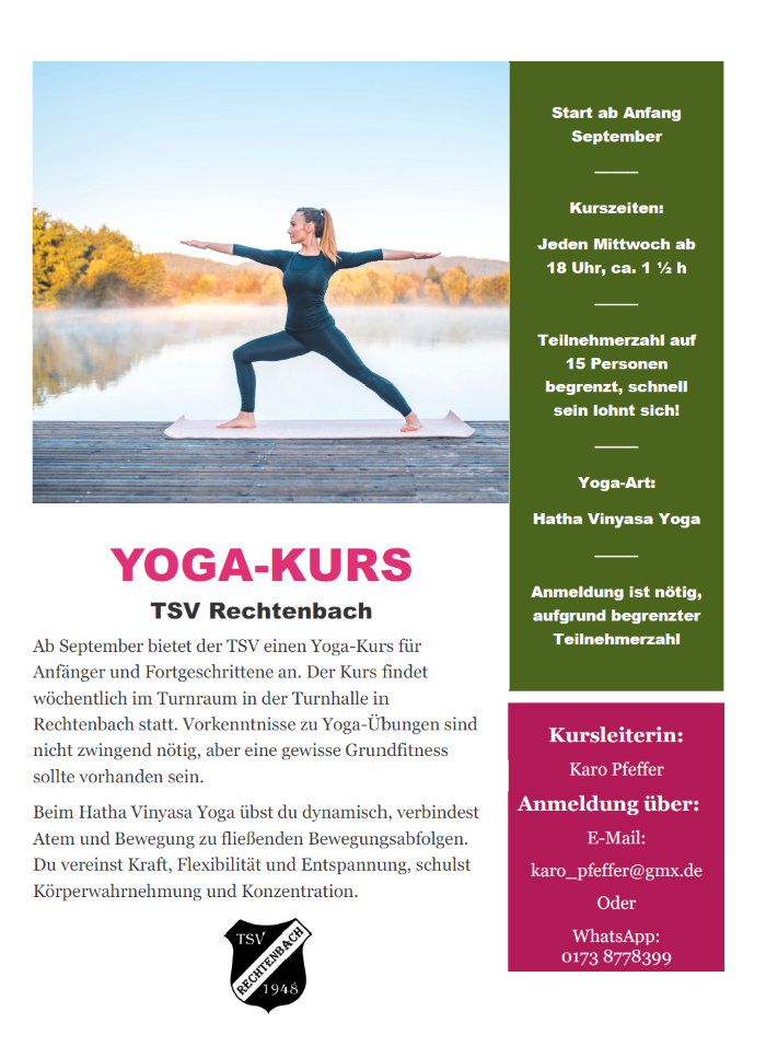 Yoga beim TSV Rechtenbach
